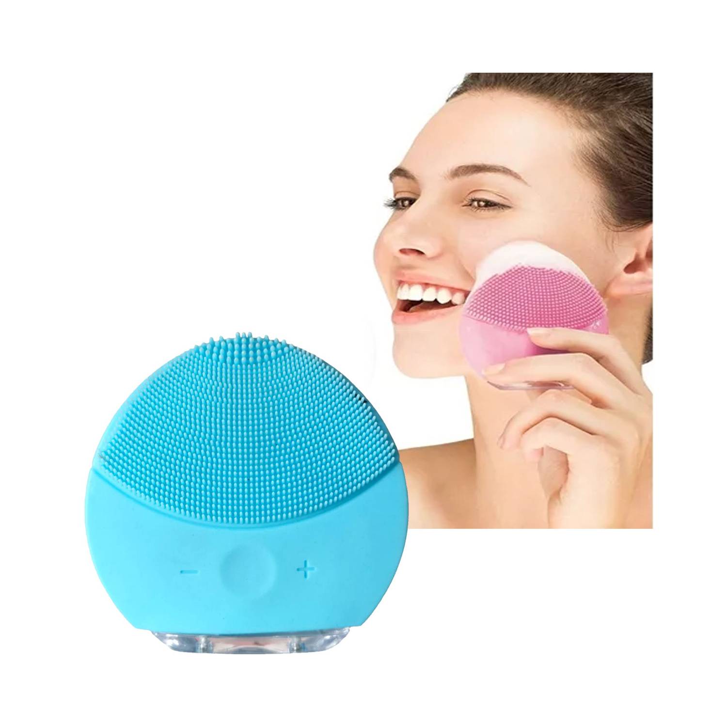 Limpiador Facial X3 Exfoliante Cepillo Silicona Masajeador
