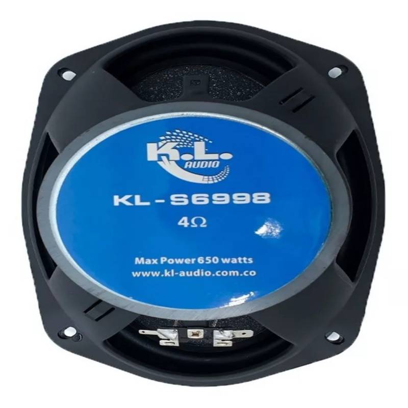 Radio Carro Usb Bluetooth + Parlantes Kl Audio Ovalado
