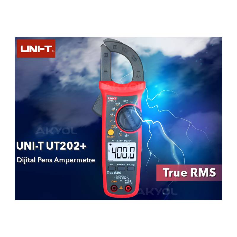 Pinza amperimétrica digital Uni-T UT202 400A