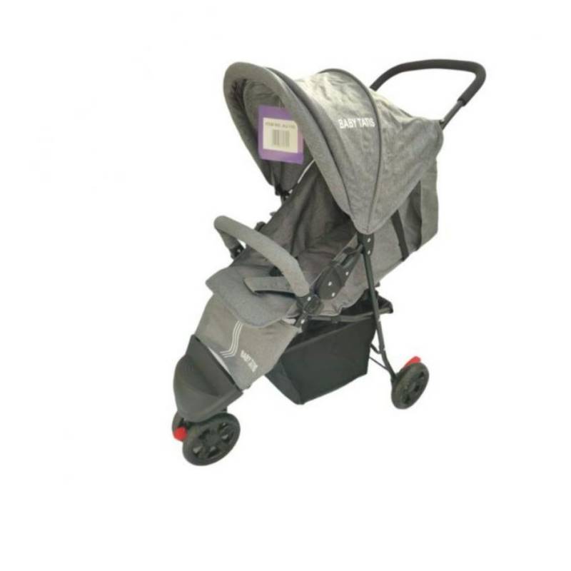 Coche para bebé 4 ruedas con porta bebe negro/rosado Spectrum
