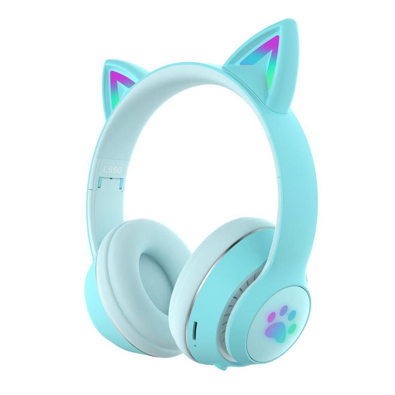 Audifonos Inalambricos Para Niños Niñas Auriculares Bluetoorh de Gato  Conejo USA
