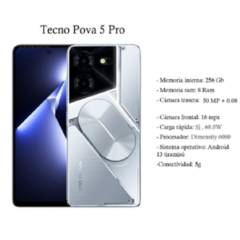 TECNO - Celular Tecno Pova 5 Pro 256 Gb / 8 Ram 5g Silver