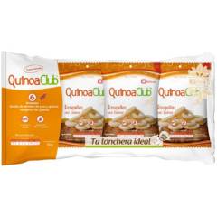 QUINOACLUB - Rosquitas con quinoaclub sabor natural x 15 gramos sixpack