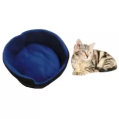 HALLY PET - Cama para gato grande d 47cm x a 19cm Azul Oscuro.