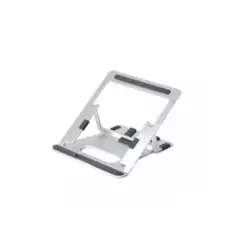 POUT - Mesa en aluminio Póut para portátil con 5 posiciones - Plateado