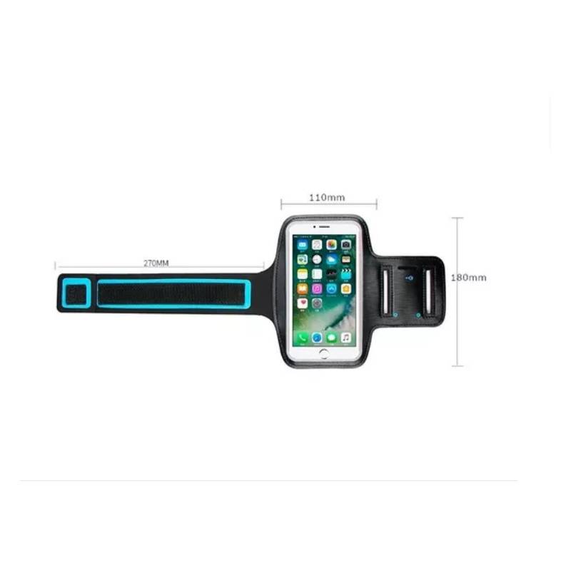 ONE PLUS Brazalete Deportivo Running porta Celular ArmBand Negro