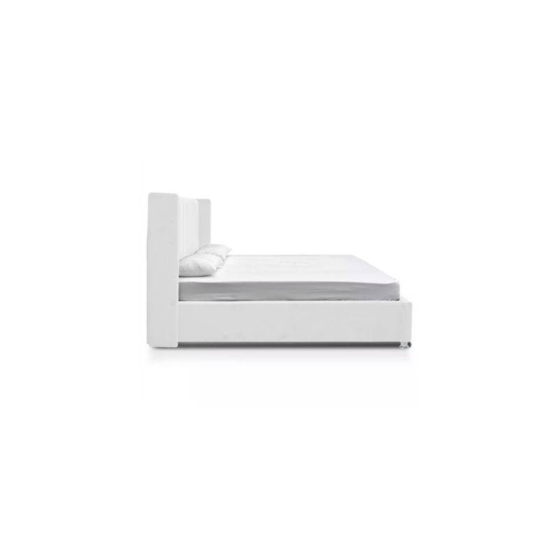 Combo Cama Cabecero 140 Luxury Blanco EKONOMODO