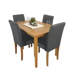 INVAL - COMEDOR IMPERIALE WENGUECAFE 3PCS