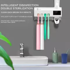 GENERICO - Esterilizador de cepillos de dientes tv y dispensador de crema dental