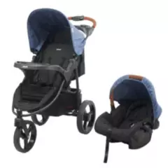 INFANTI - Coche Travel System Jogger Tizzy Infanti P60 3 Ruedas Azul.