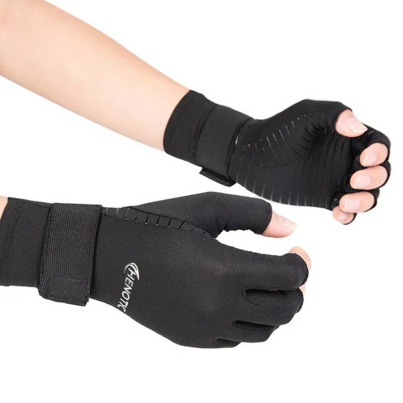 unisex artritis Guantes compresión Guantes Guantes de pantalla táctil anti  artritis terapia compresión Guantes músculo tensión aliviar túnel  articulación alivio del dolor medio dedo Guantes cálido Muñequera soporte, Mode de Mujer