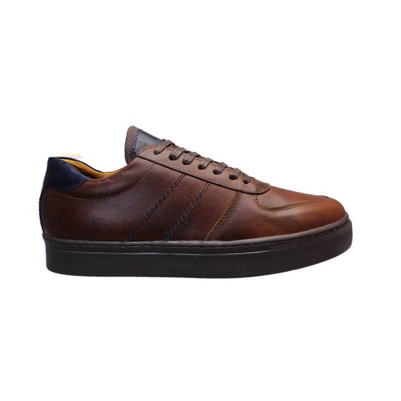 GENERICO Zapatos Casuales De Cuero Para Hombre, Zapatillas Deportivas