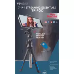 VIVITAR - Tripode para Celular y Camara Digital Vivitar 7 en 1 Bluetooth Selfie