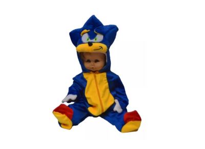 Disfraz Sonic Bebe Niños