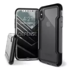 XDORIA - X-DORIA Estuche Compatible iPhone XS  X Defense Clear Negro