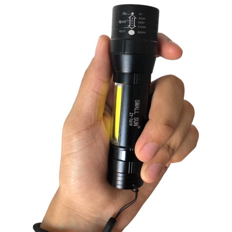 COSMOING Linterna LED de alta potencia recargable USB C, linterna táctica  de 600 lúmenes, IP65 impermeable, linterna de mano para emergencia, – Yaxa  Colombia
