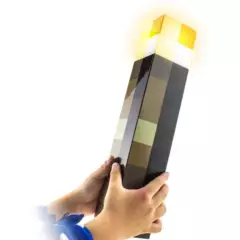 MINECRAFT - Lámpara Recargable Antorcha Minecraft Juguete Decorativo