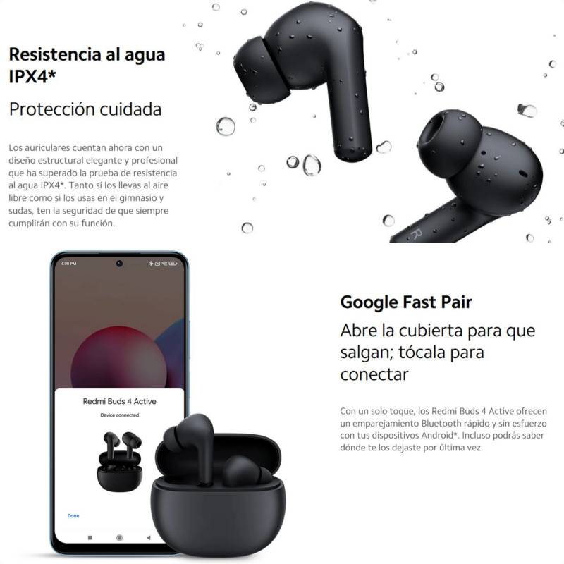redmi buds 4 active  auricular bluetooth - Xiaomi España