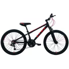 CLIFF - Bicicleta Cliff Lizard Rin 24 Color Negro/Rojo