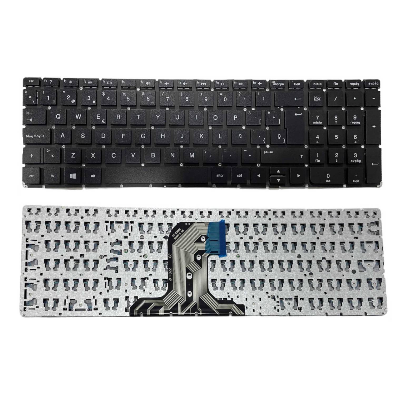 Teclado inglés para portátil SN71451 PK131O22A00 compatible con el teclado  para portátil HP serie 15-AY