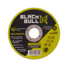 BLACK BULL - Disco Abrasivo Corte Extrafino Profesional 4 1/2" BlackBull X50