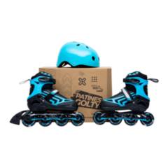 GOLTY - KIT DE PATINES GOLTY SPEED MAX AZUL