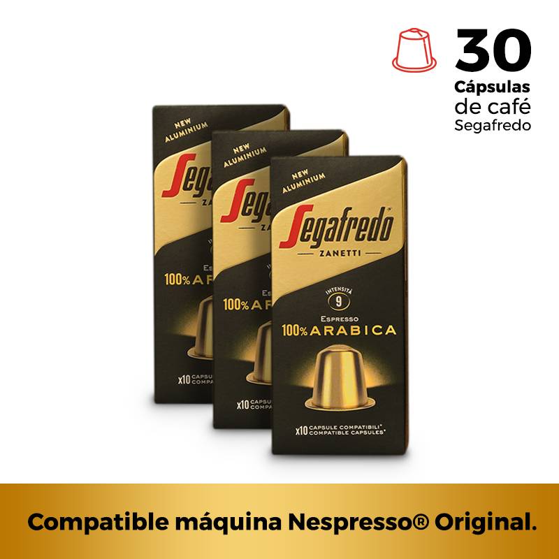 Segafredo 100% Arabica - Capsules en aluminium