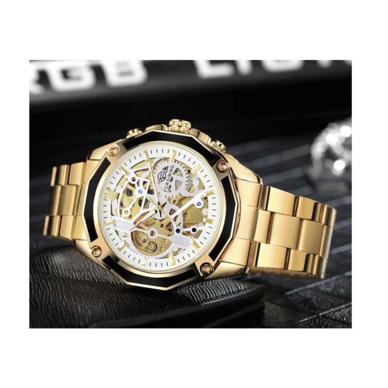 Reloj Radiant Henniker Hombre Marrón y Amarillo Analógico RA590604