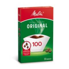 MELITTA - Filtro Para Cafe Melitta Numero 100 x 30 unidades