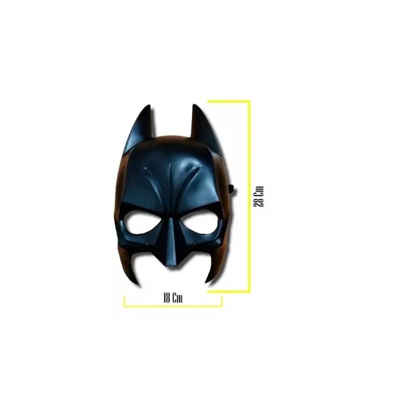 Batman Mascara Disfraz Halloween Cosplay Superhéroe Negro GENERICO