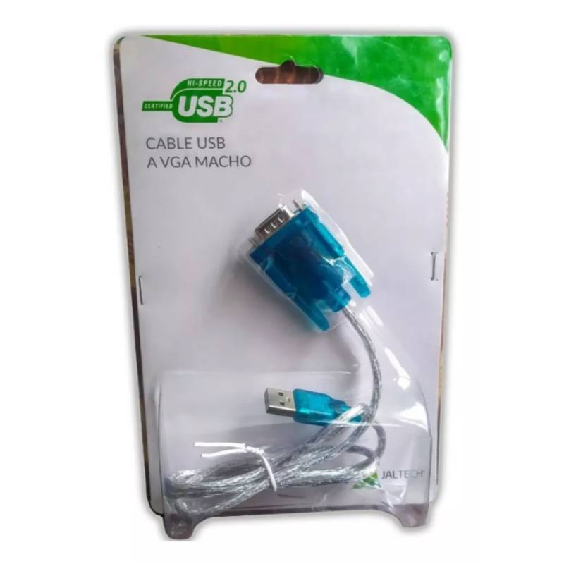 CABLE USB A VGA MACHO - Jaltech SAS