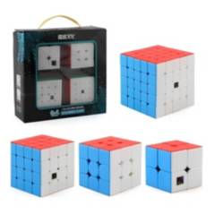 MOYU - Set De Cubos Rubik Moyu 2x2  3x3  4x4  5x5 Stickerless