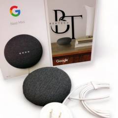 GOOGLE - Google Nest Mini 2nd Gen con asistente virtual Negro