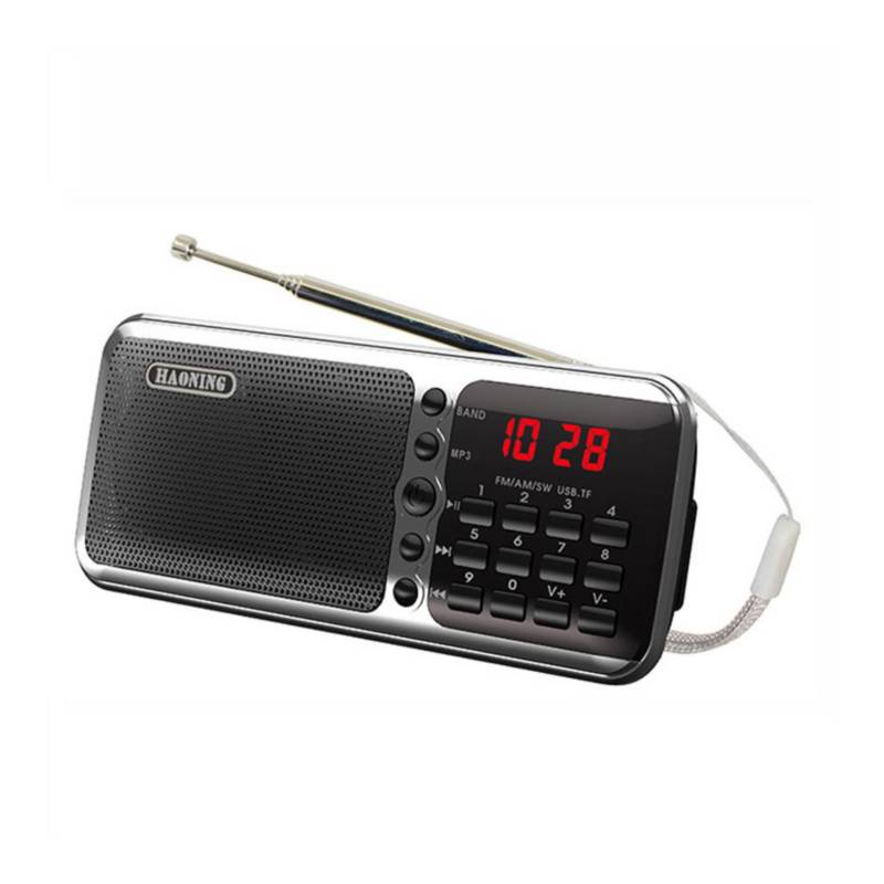 Radio FM AM Altavoz Digital Portatil USB Haoning HN-362 GENERICO