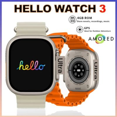 Reloj Smartwatch Hello Watch 3 Ultra Amoled Memoria De 4gb