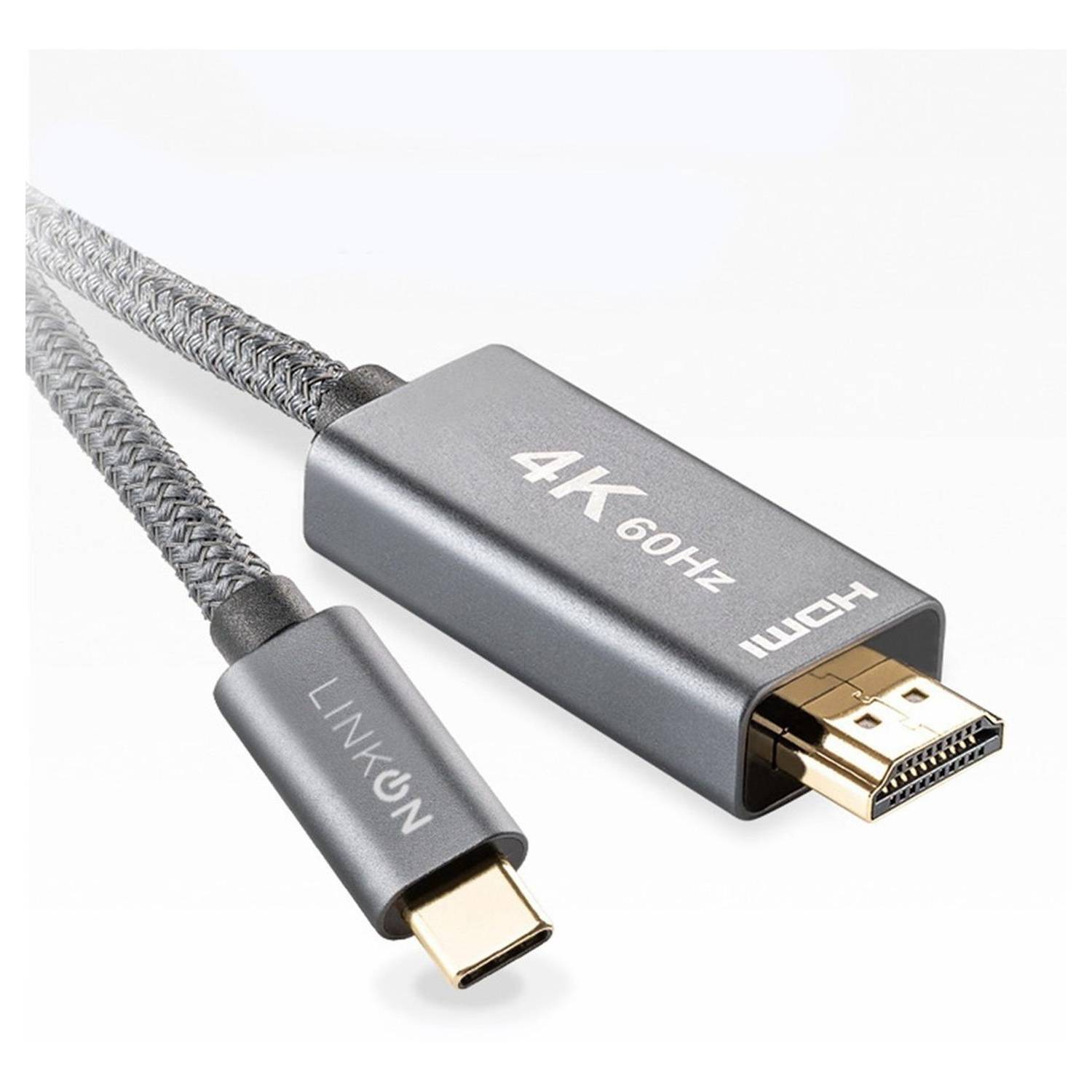 ADAPTADOR USB-C A DOBLE HDMI 4K 60HZ NEGRO