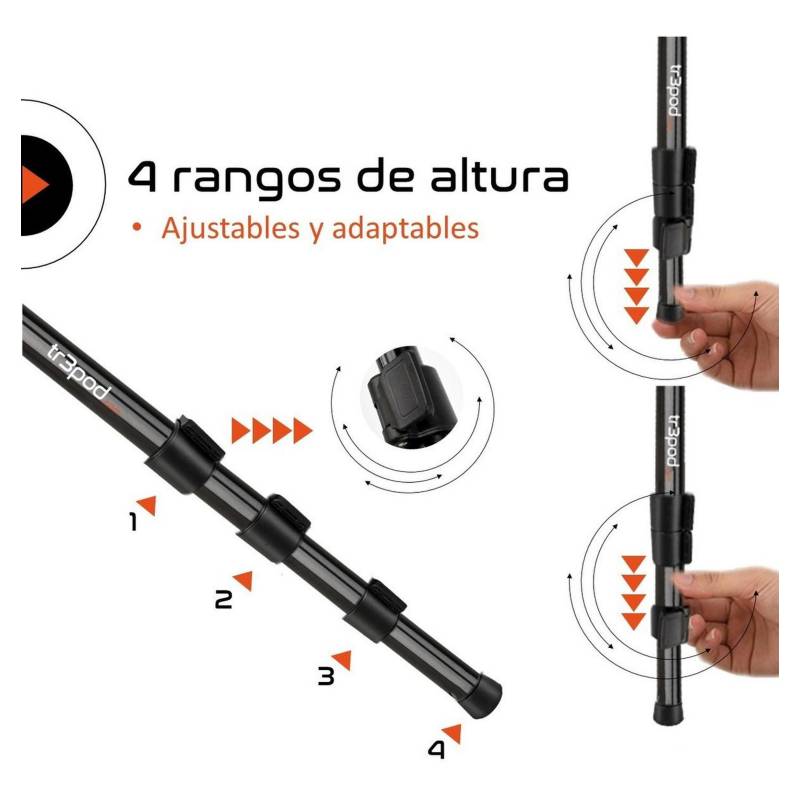 Tripode Camara Celular Video Profesional Tr3pod 1.6 Monopod LINKON