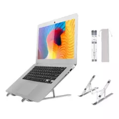 LINKON - Base Soporte Portatil Aluminio Compatible Mac Macbook 10-16 Pulgadas