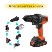 Taladro Matrix Inalámbrico 4 en 1 20v Black + Decker Mtx20k4-b3