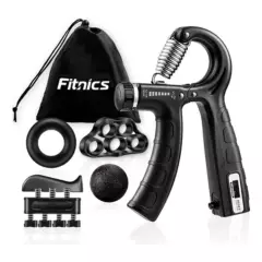 FITNICS - Set Hand Grip Ejercitador Manos Y Antebrazo Fitnics 10-60 Kg