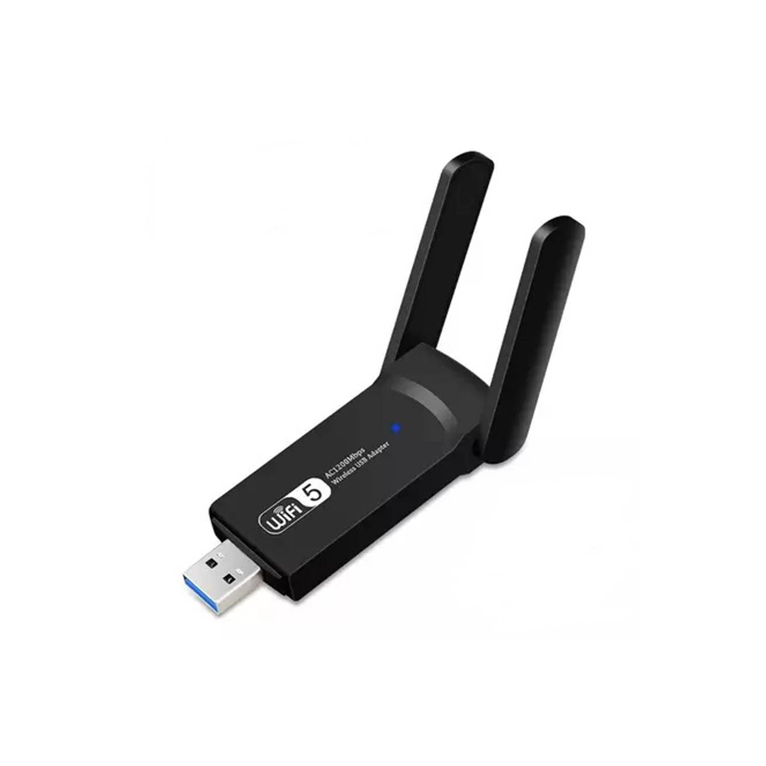 Adaptador Wifi Modem Router USB 3.0 Portatil Internet Red Movil 2.4GY 5.8G  GENERICO