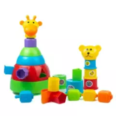 MONKEY BRANDS - Juguete didáctico Montessori para bebés 3 en 1 diseño animales