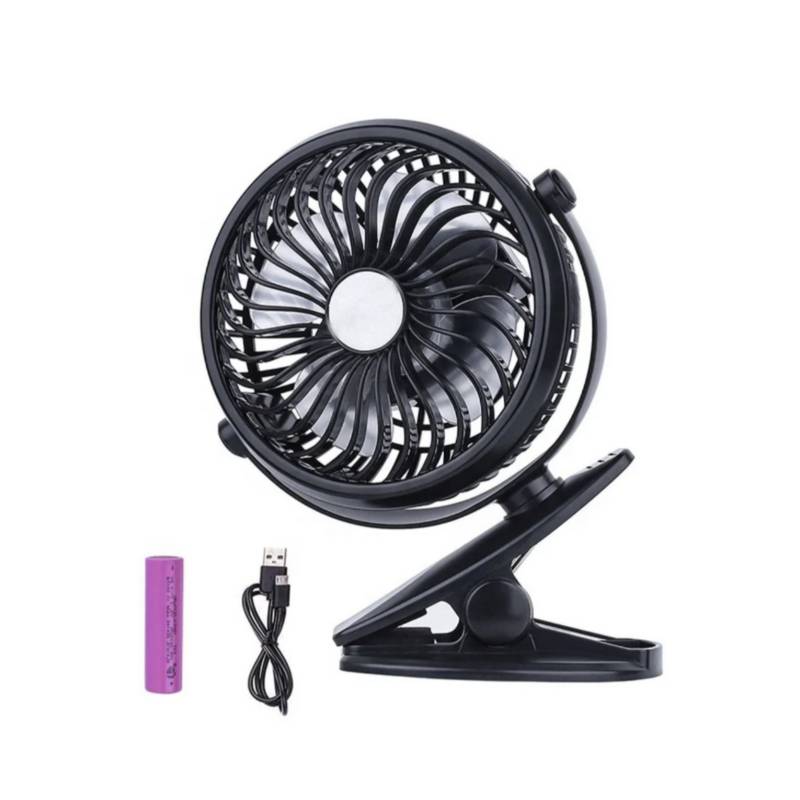 Mini Ventilador Portatil Recargable De Pinza GENERICO