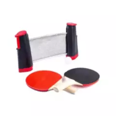 MONKEY BRANDS - Set tenis de mesa Ping Pong con raquetas + Malla + pelotas