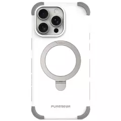 PUREGEAR - Estuche Compatible con ¡Phone 15 Pro Max Dualtek Kik Magsafe Blanco