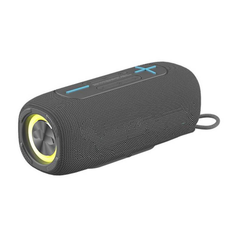 Parlante Altavoz Bluetooth Sonido Envolvente Portatil Radio Gris