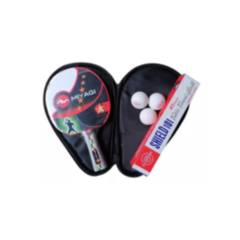 MIYAGI - Raqueta Ping Pong 5 Estrellas + Estuche + 6 Bolas Set