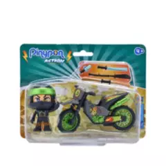 PINYPON - Pinypon Acción Motocicleta Ninja.