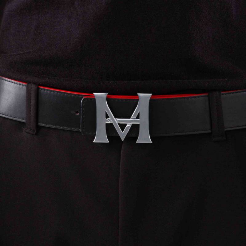 Belt Casual monograma Double Face 4 Negro Cayena Cinturón Hombre