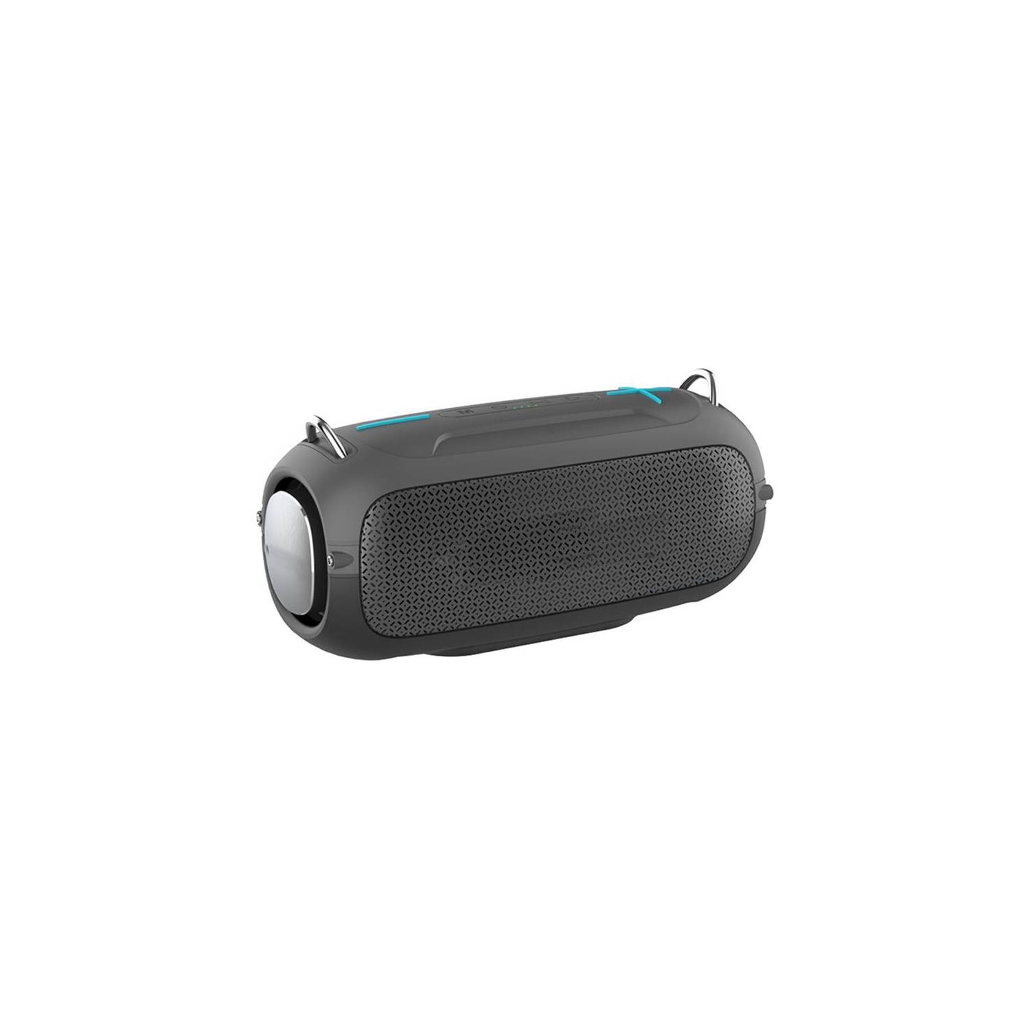 Parlante Altavoz Potente Bluetooth Sonido Envolvente Azul Negro